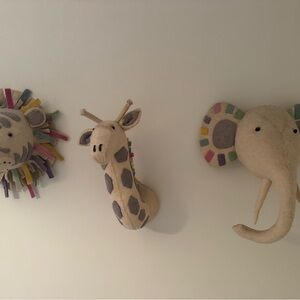 Colorful Animal Wall Decor Set